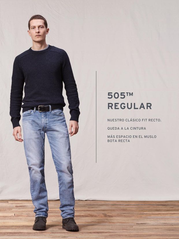 Jean Levi's® 505™ regular fit para hombre - levisco