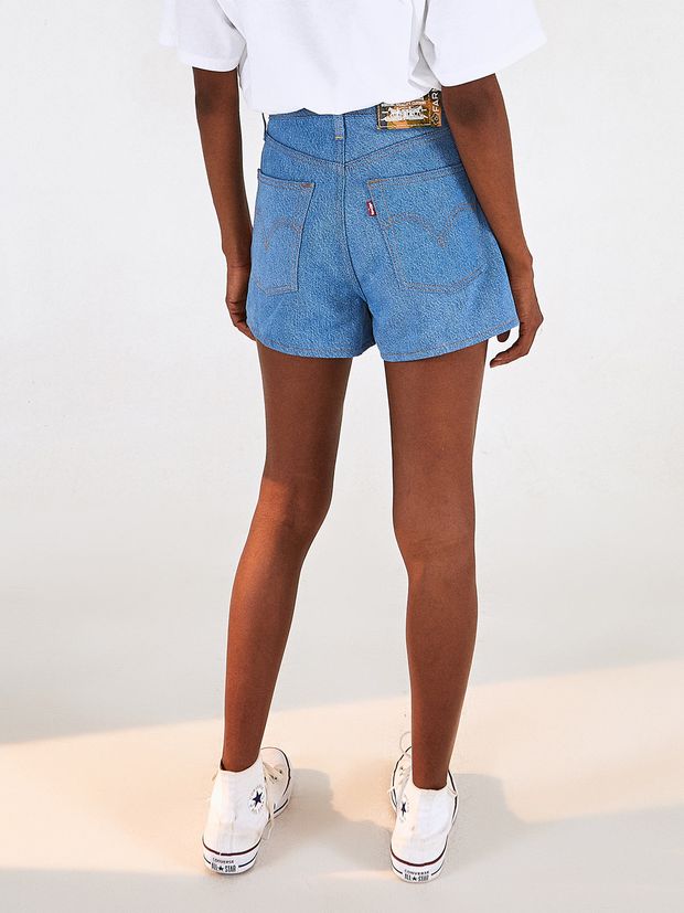 short levi´s® x farm rio ribcage para mujer - levisco