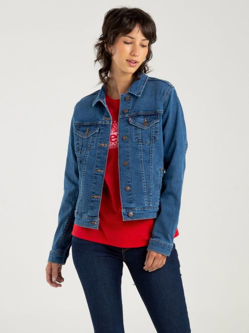 chaqueta de mezclilla mujer levis