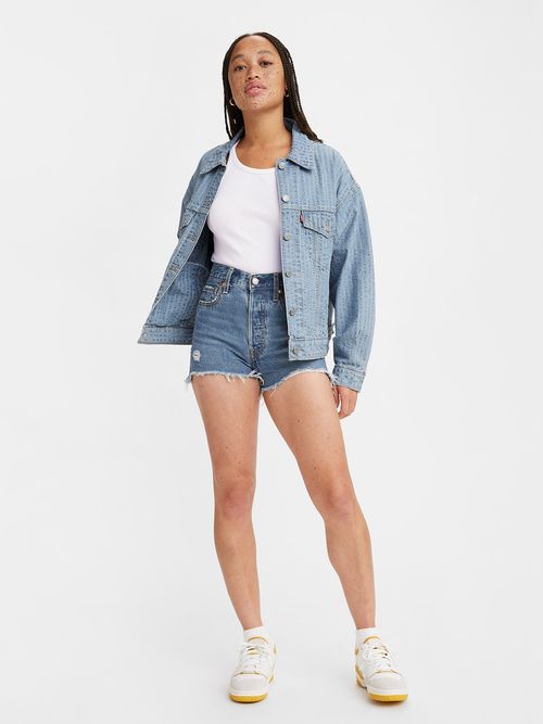 short mujer levis