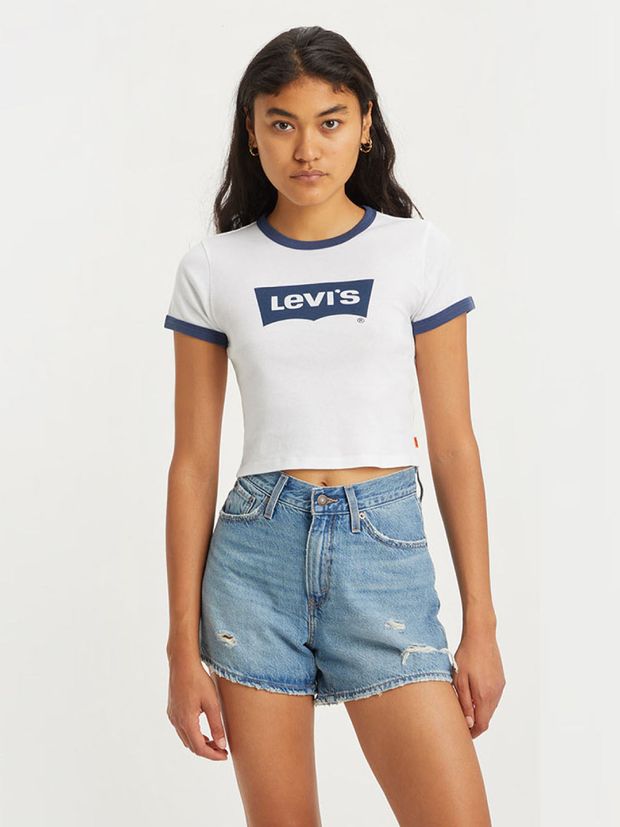 Camiseta Levi'S® Cropped Mujer - levisco